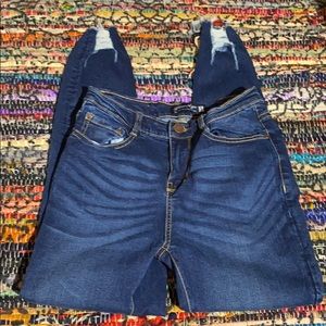 Ripped jeans, actually size 3